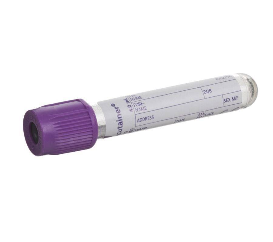 BD Vacutainer 4 ml EDTA K3 Епруветки за вземане на кръв от лавандула