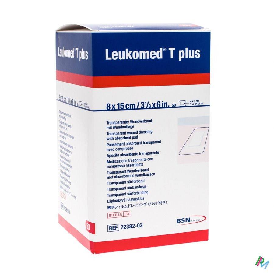 8cm x 15cm Leukomed T Plus Прозрачни филмови превръзки