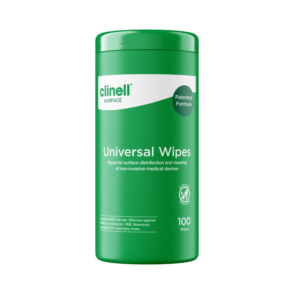 Clinell Universal Sanitizing Wipe Tub 100 кърпички