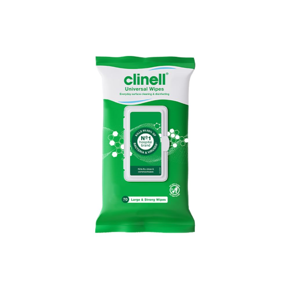 Опаковка Clinell Universal Wipes от 70 бр