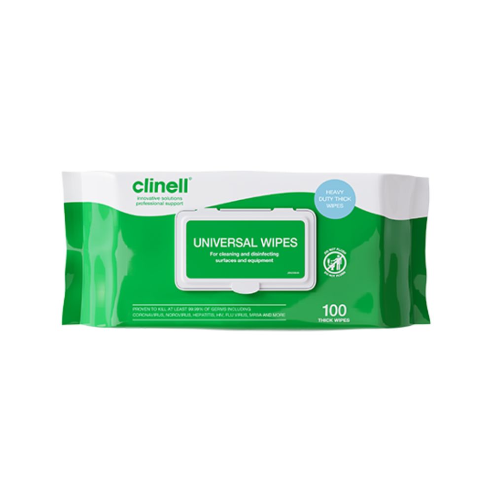 Clinell Universal Wipes Heavy Duty 100 кърпички