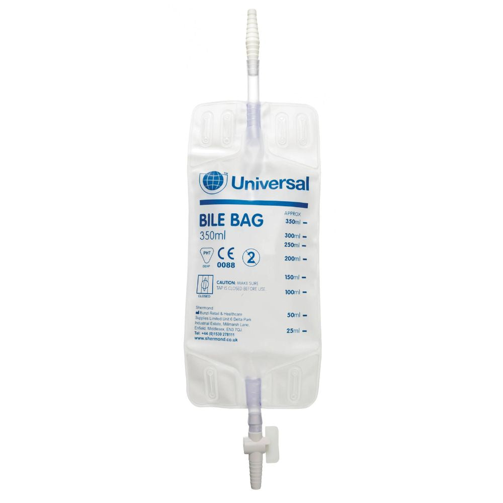 350 мл стерилни торбички за събиране на жлъчка с конектор Ryles/Kehrs