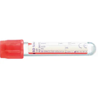 BD Vacutainer 4 ml епруветки за вземане на кръв от червен серум