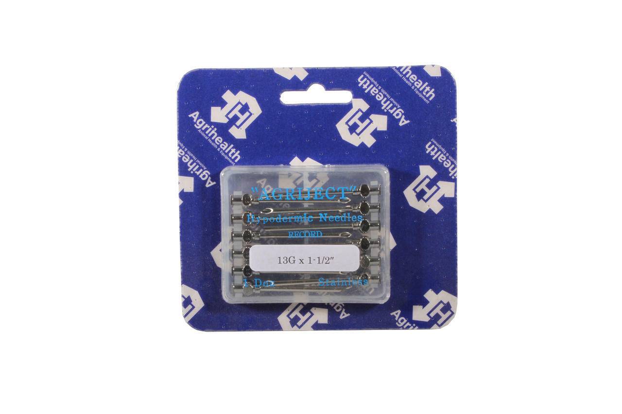 13g 1,5 инча Agriject Flutter Valve Needles Игли за записване x 12