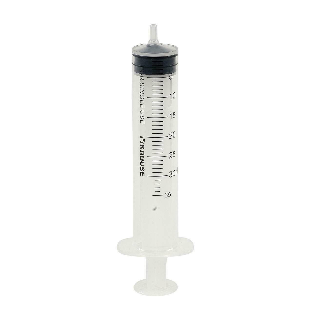 30/34 ml ветеринарна спринцовка Kruuse Luer Slip