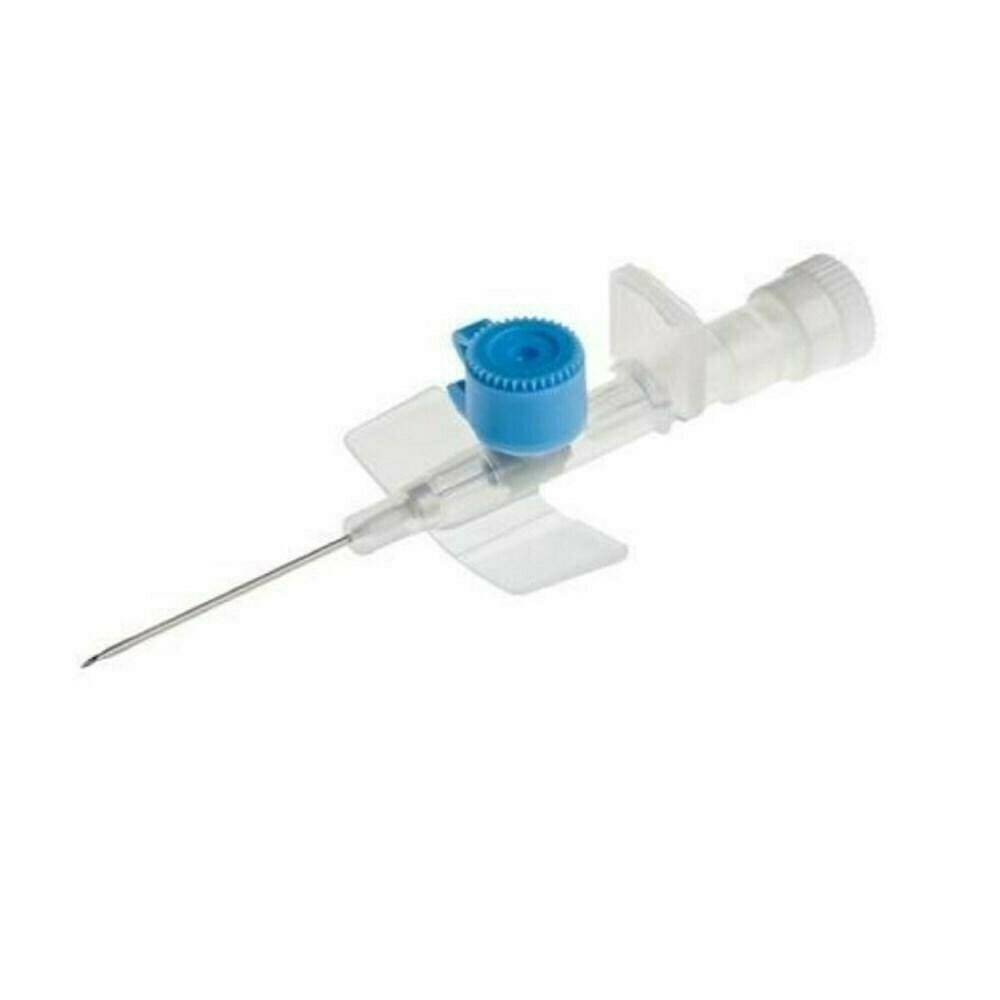 22g 25mm Blue BD Venflon IV канюла с крило с порт за инжектиране