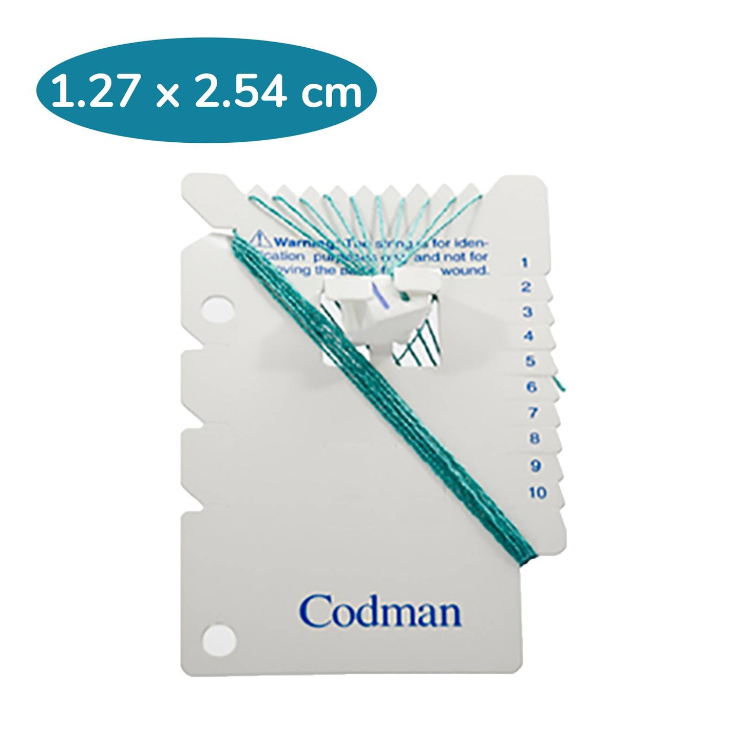 1,27 cm x 2,54 cm Codman стерилни неврохирургични банички