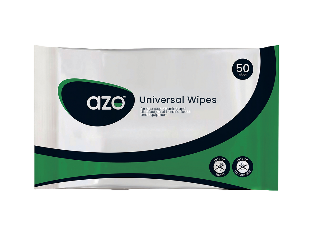Азо универсални почистващи и дезинфекциращи кърпички 50 кърпички