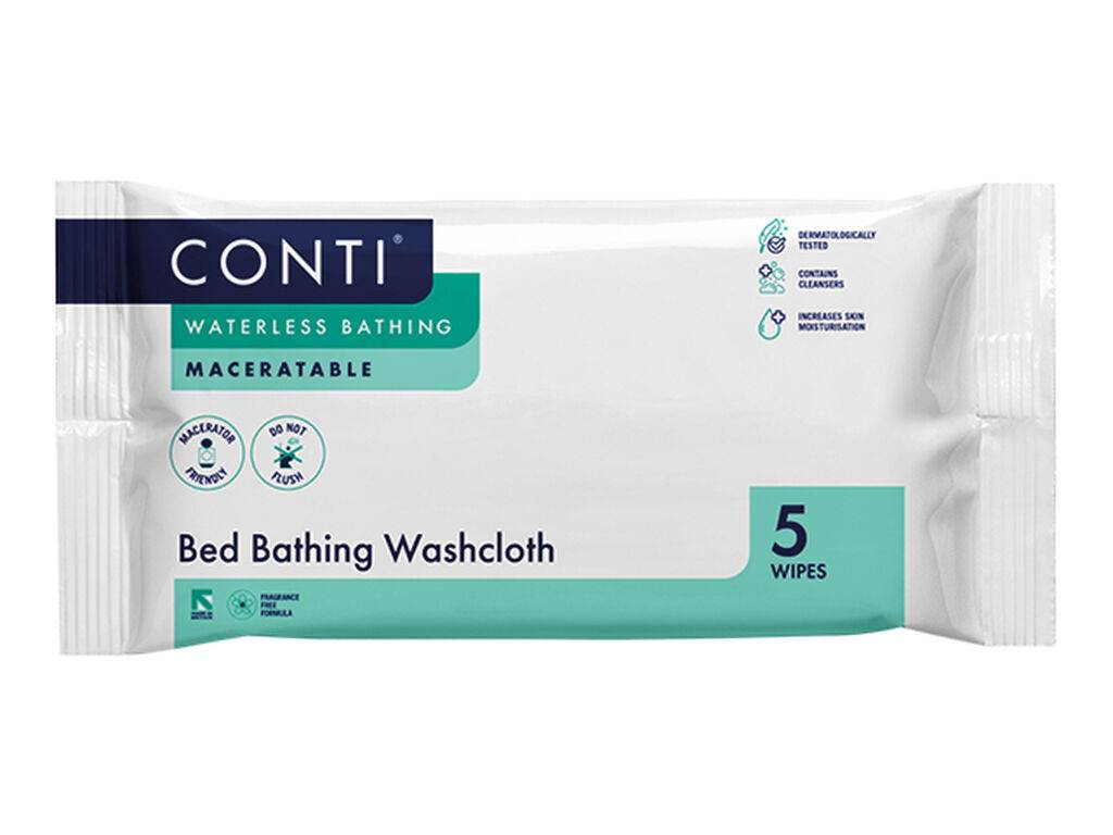 Conti Maceratable Bed Bathing Washcloth Без аромати 5 кърпи