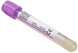 BD Vacutainer 2 ml EDTA K3 Епруветки за вземане на кръв от лавандула