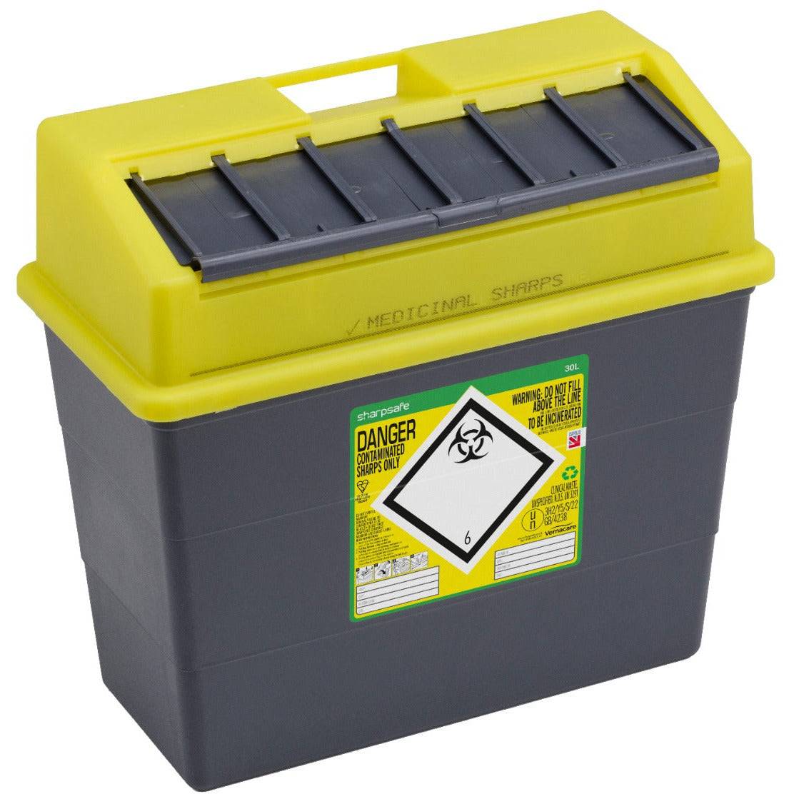 30 Litre Frontier Sharps Bin - UKMEDI