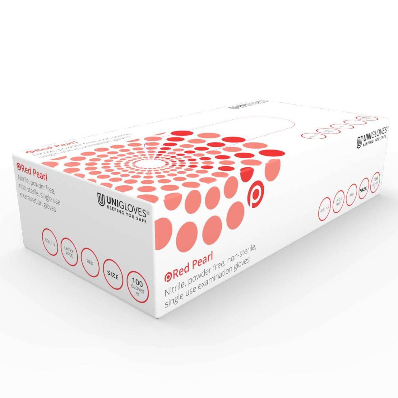 Нитрилни ръкавици Unigloves Red Pearl