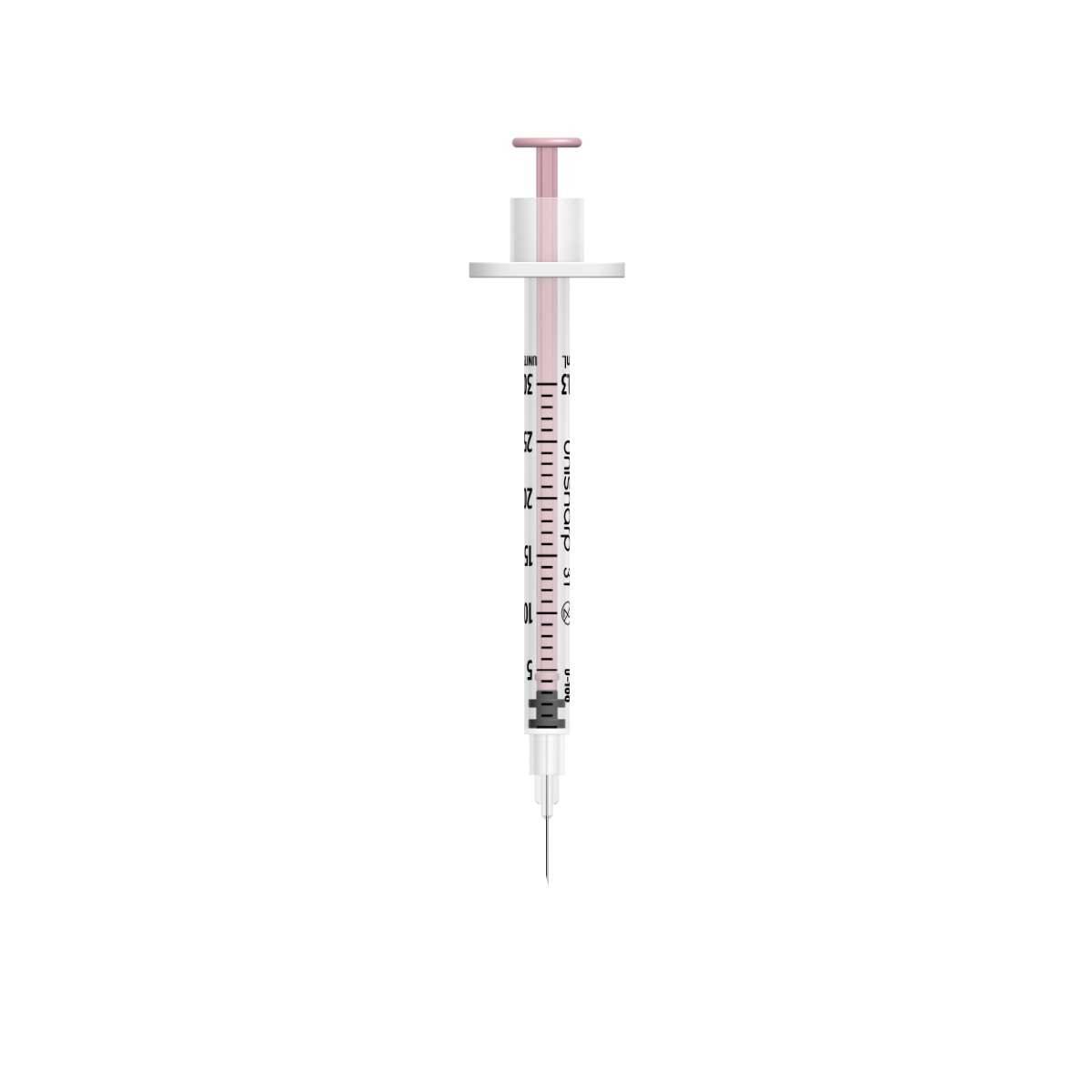 Спринцовка и игла Unisharp 0,3 ml 8 mm 31 g u100