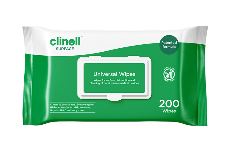 Clinell Universal Sanitizing Wipes 200 кърпички