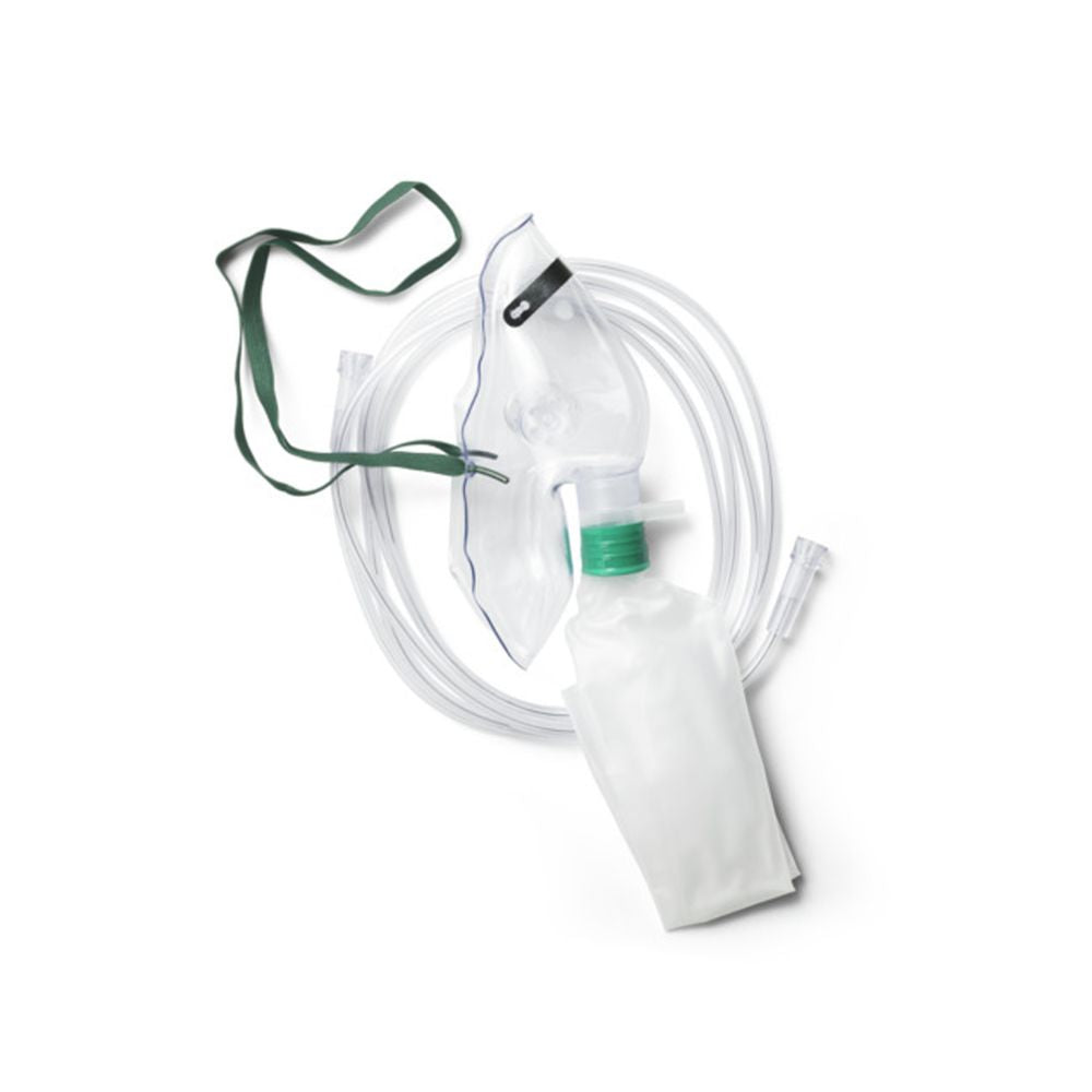 Adult Medline Non-Rebreathing Oxygen Mask with 210cm Tubing