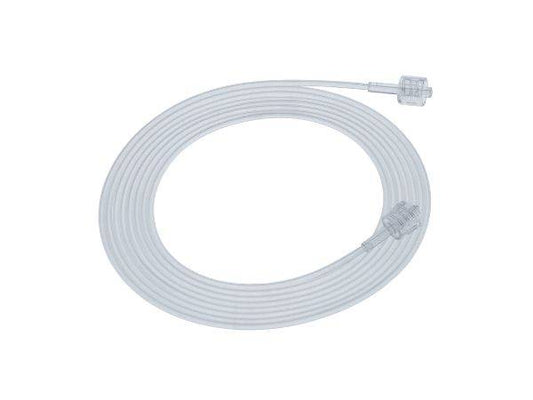 2.45m Respiratory gas monitoring line, 1.2mm ID, male/male luer lock