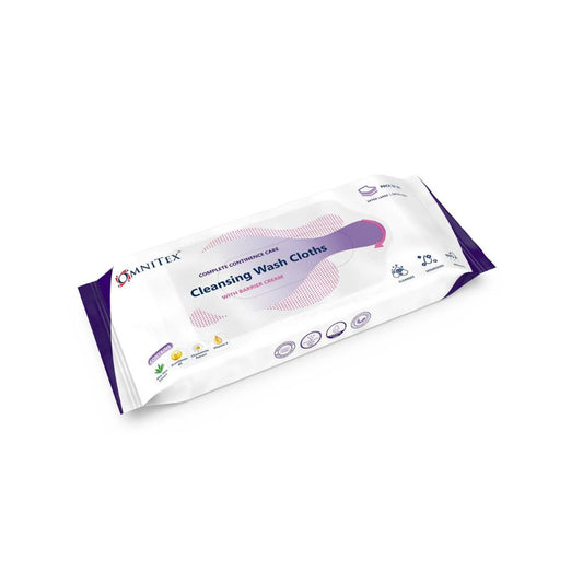 Omnitex кърпи за измиване с бариерен крем, пакет от 26
