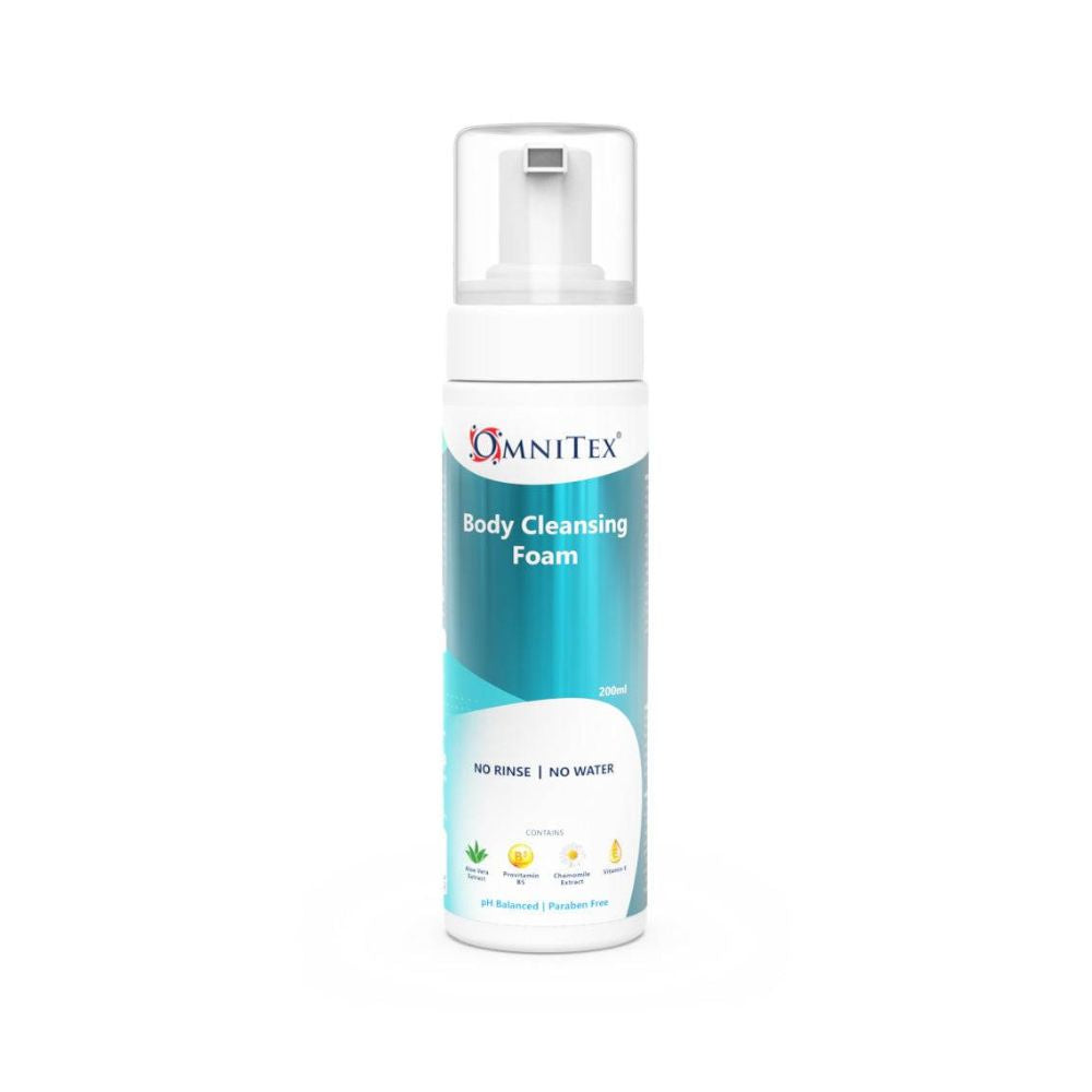 Omnitex 200ml Пяна за почистване на тялото без изплакване
