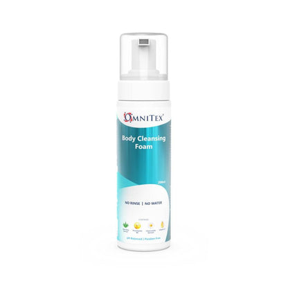 Omnitex 200ml Пяна за почистване на тялото без изплакване
