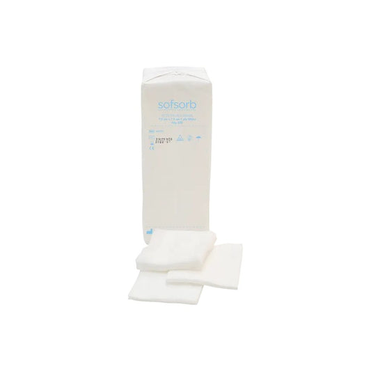 7,5 cm x 7,5 cm 4 Ply Sofsorb нетъкани тампони Опаковка от 200