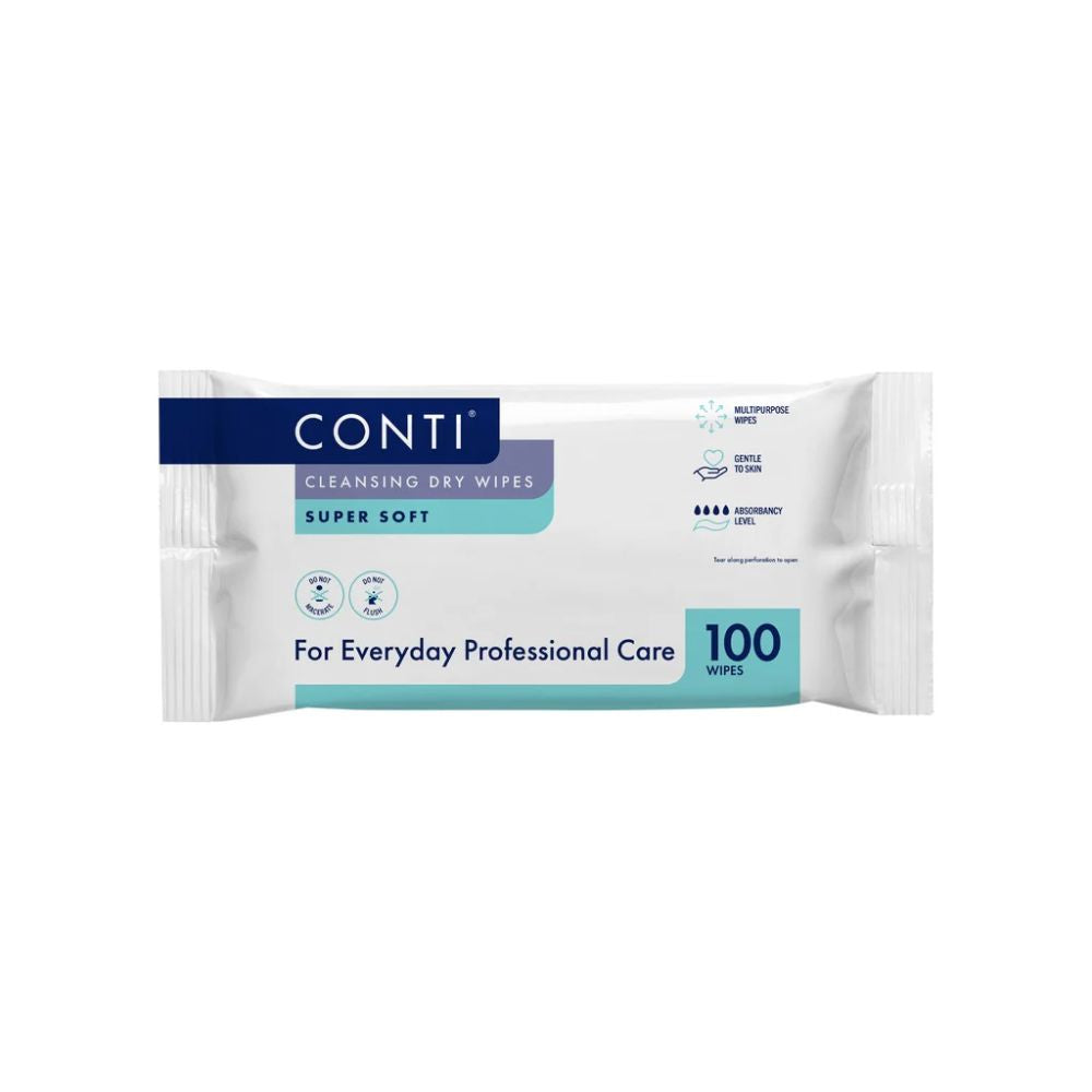 30cm x 36cm Conti Supersoft големи почистващи сухи кърпички за пациенти
