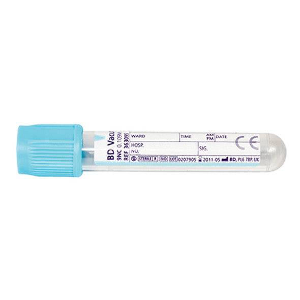 BD Vacutainer 2,7 ml епруветки за вземане на кръв със син цитрат