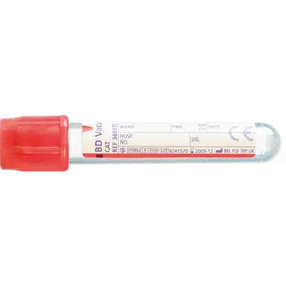 BD Vacutainer 4 ml епруветки за вземане на кръв от червен серум