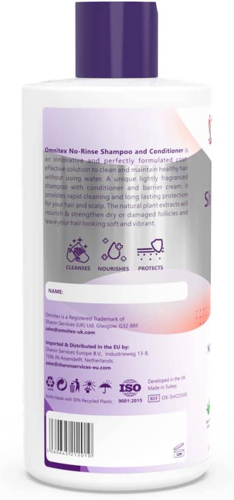 Omnitex 500ml Шампоан и балсам без изплакване