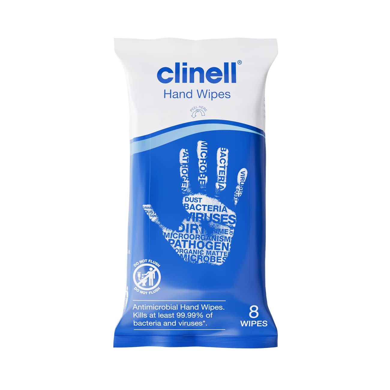 Clinell Hand Wipes Опаковка от 8 бр