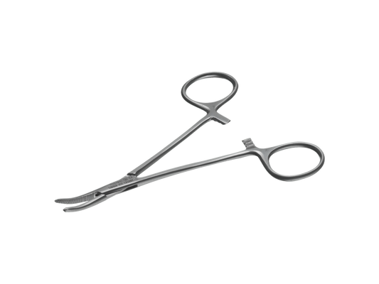 12,5 cm Instrapac Halsted Mosquito Artery Forceps Curved