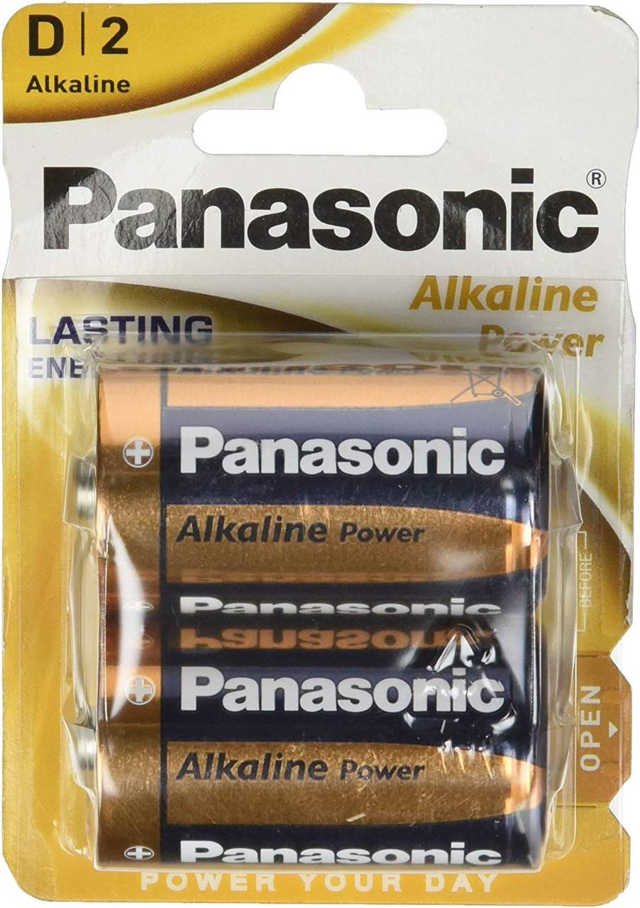 Panasonic D Cell Battery Pack от 2 бр