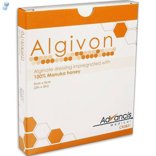 Algivon 5cm x 5cm Manuka Honey Dressings - UKMEDI