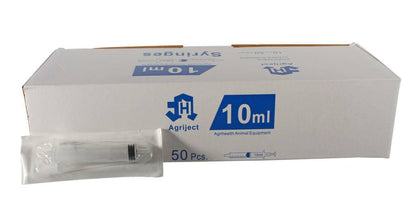 10 ml спринцовка Agriject Luer Slip Side Tip