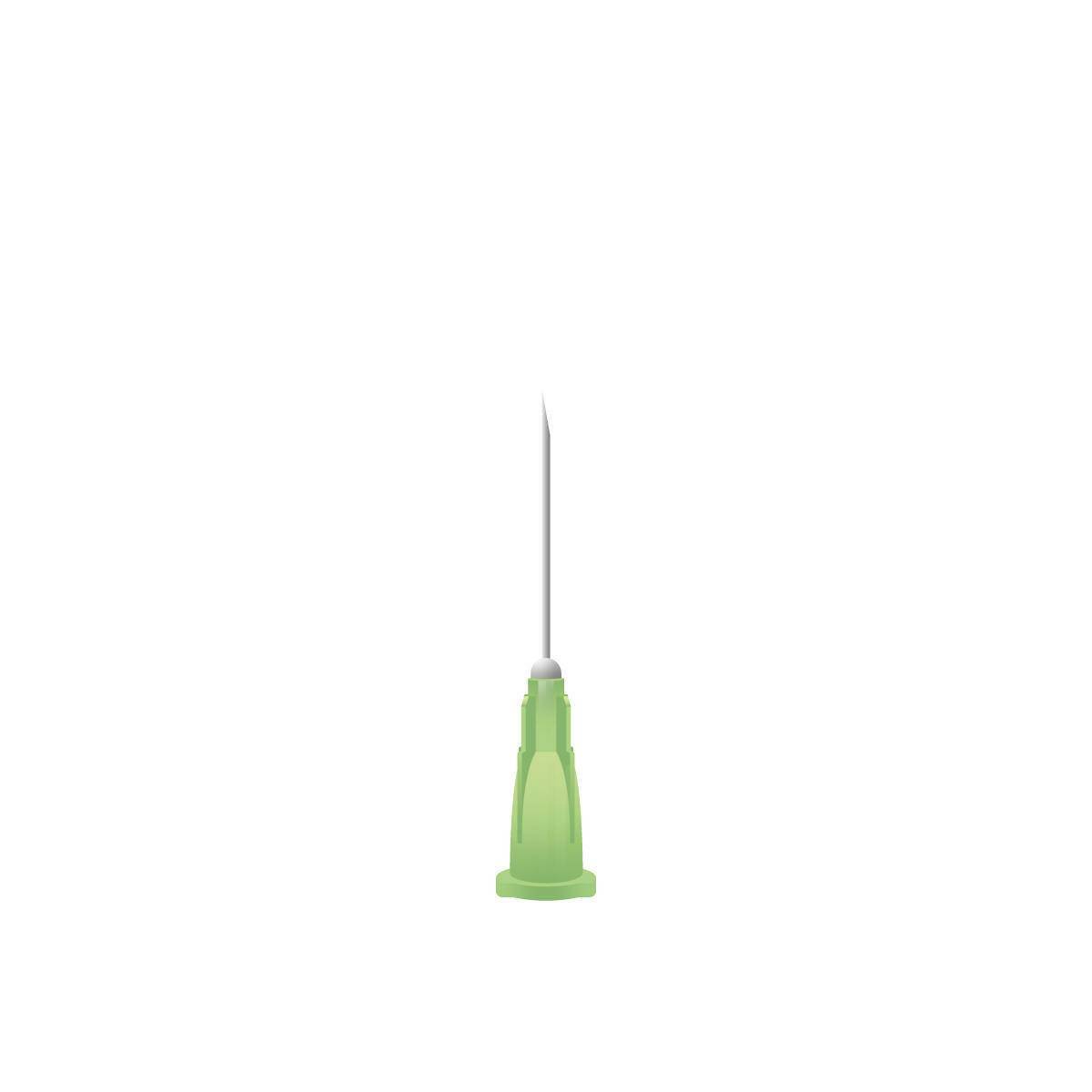 21 g зелени 1-инчови игли BD Microlance