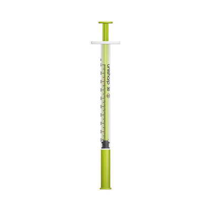 1 ml 0,5 инча 30 g Lime Unisharp спринцовка и игла u100