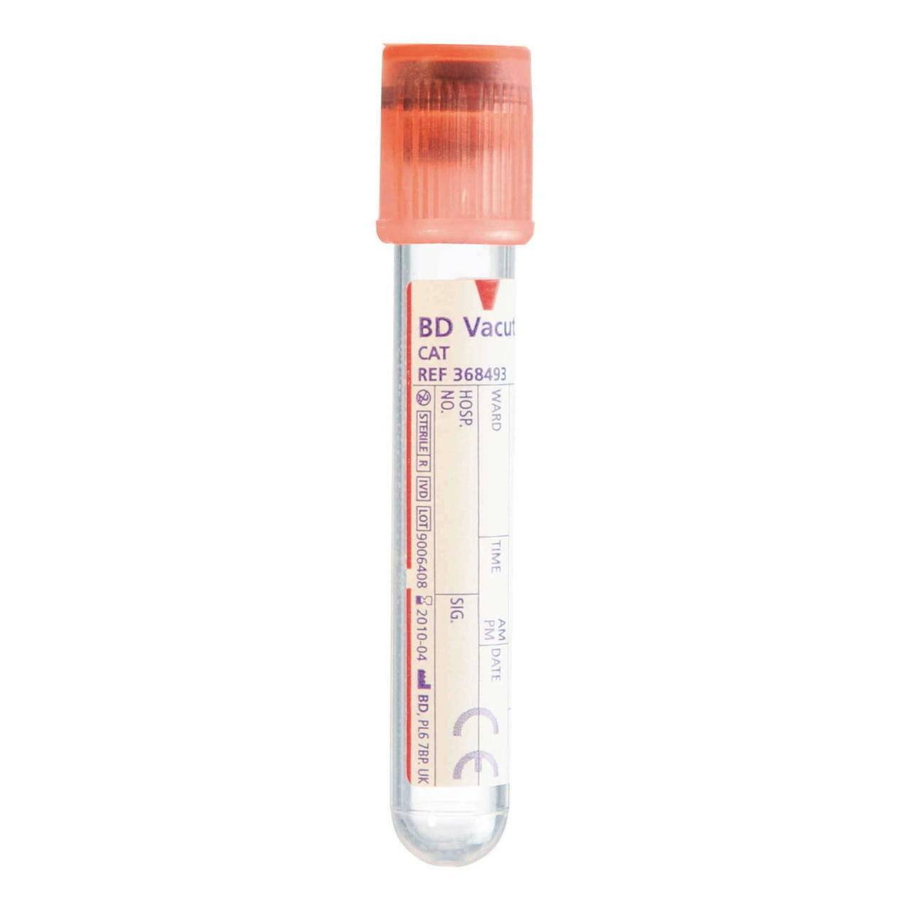 BD Vacutainer Tube Serum 6ml Епруветки за събиране на червена кръв