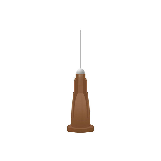 26g Brown 1/2 inch Unisharp Needles (13mm x 0.45mm) USN UKMEDI.CO.UK