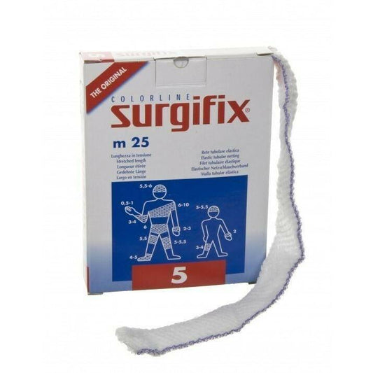 Size 5 25m Surgifix Elastic Tubular Netting The Original Colorline 00190248 UKMEDI.CO.UK