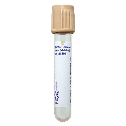 BD Vacutainer 4 ml епруветка за анализ на урина, бежово отгоре