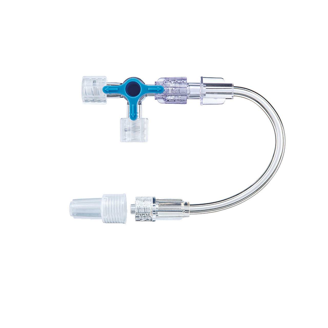 3 Way Stopcock with 10cm Line 2.7mm 8501784 UKMEDI.CO.UK