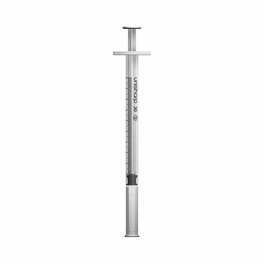 1 ml 0,5 инча 29 g Unisharp спринцовка и игла u100