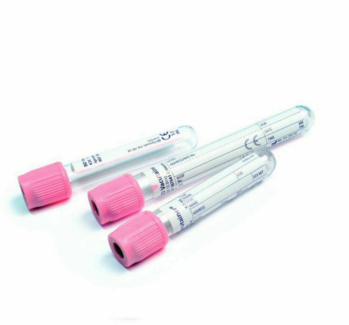 BD Vacutainer 6 ml K2E EDTA розови епруветки за събиране на кръв