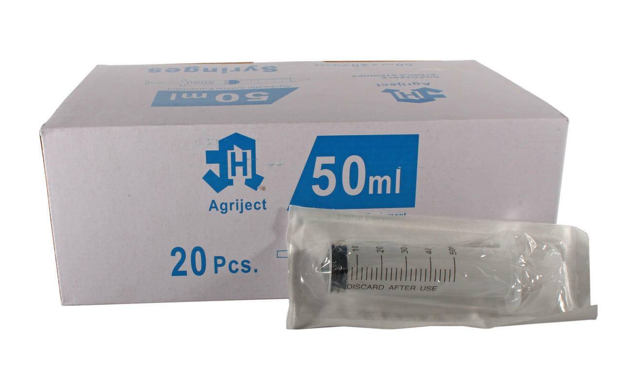 50 ml спринцовка Agriject Luer Slip Side Tip