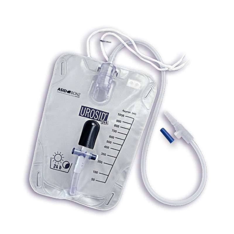 Asid Bonz - Urosid 24 hour Catheter Leg Bag 30 cm - 693730 UKMEDI.CO.UK UK Medical Supplies