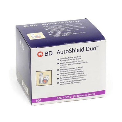 30g x 5mm BD AutoShield Duo Pen Needles Кутия от 100