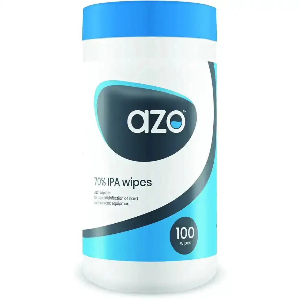 Azo 70% IPA Wipes Tube от 100 кърпички