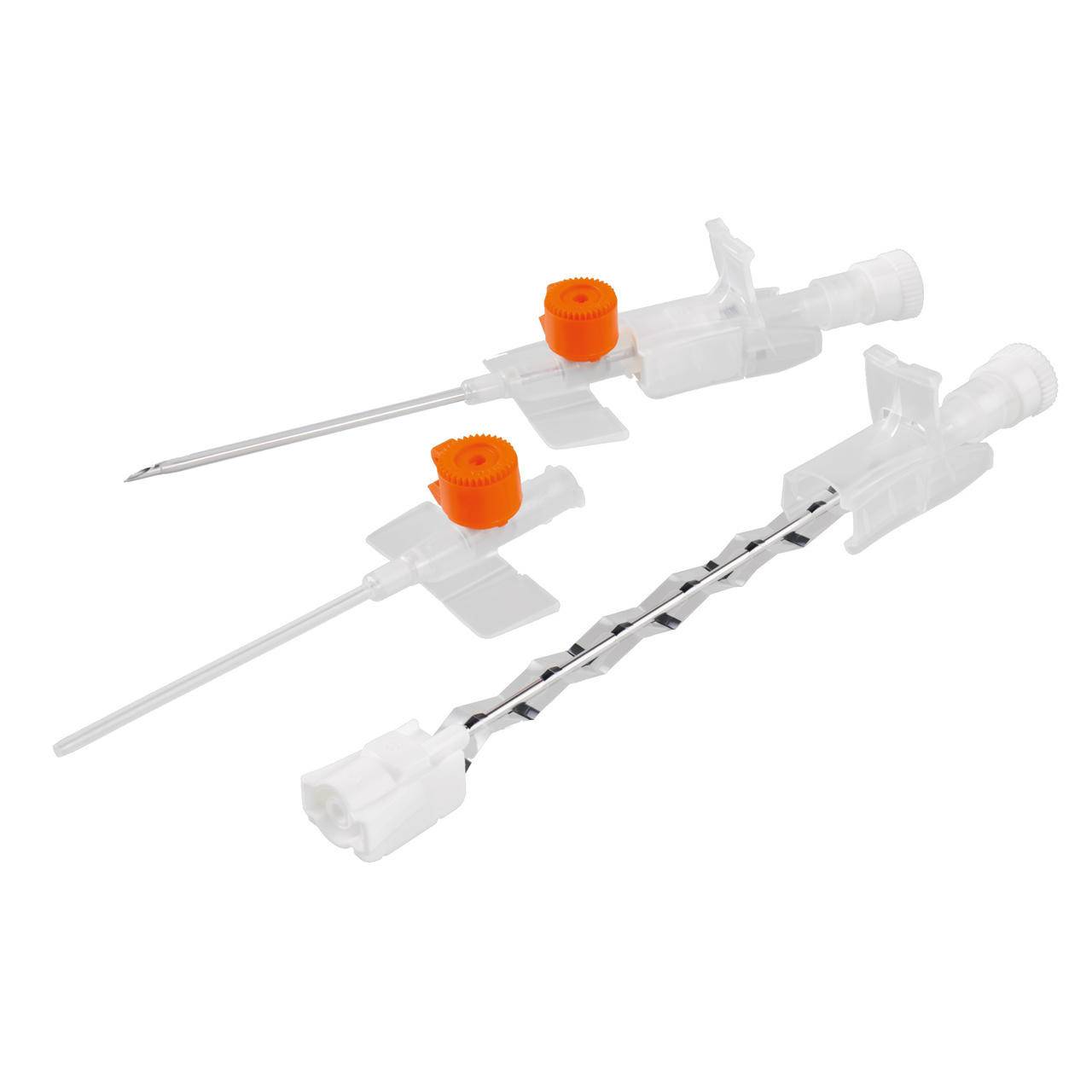 14g 45mm оранжева BD Venflon Pro безопасна канюла с порт за инжектиране
