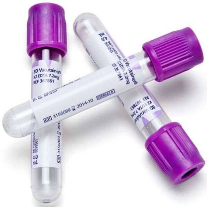 BD Vacutainer 4 ml EDTA K2E Епруветки за вземане на кръв от лавандула