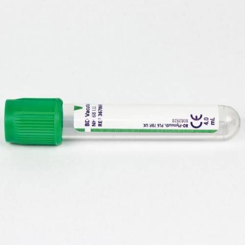 BD Vacutainer 4ml Tube Натриев хепарин епруветка