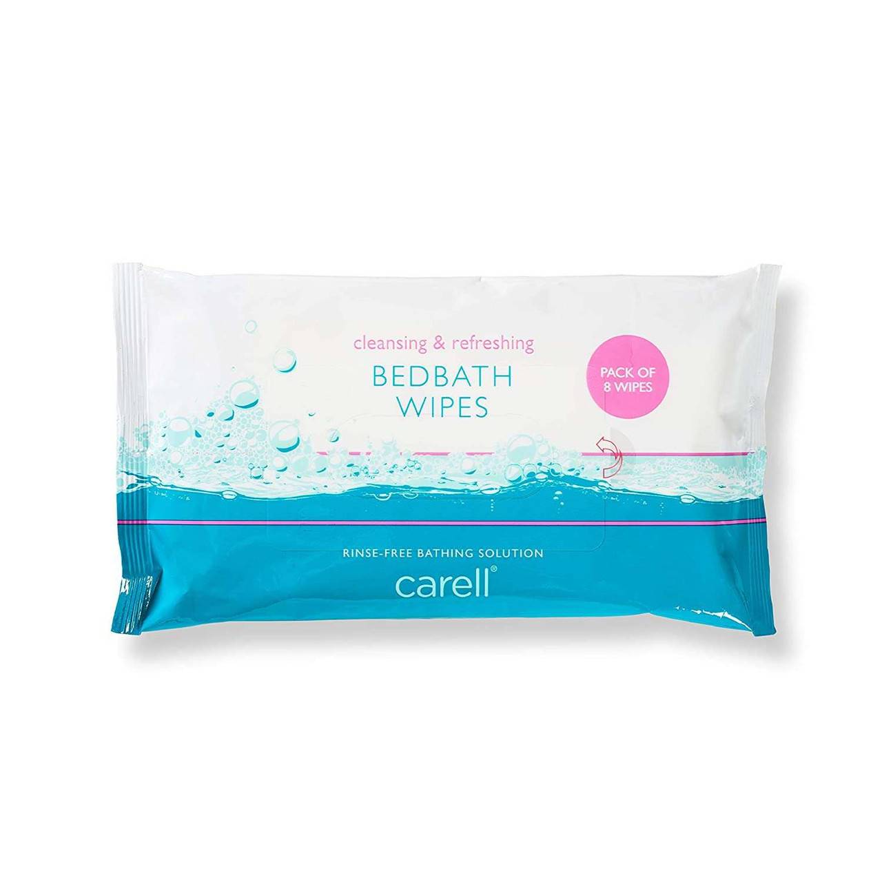 Carell Bed Bath Wipes Опаковка от 8 кърпички